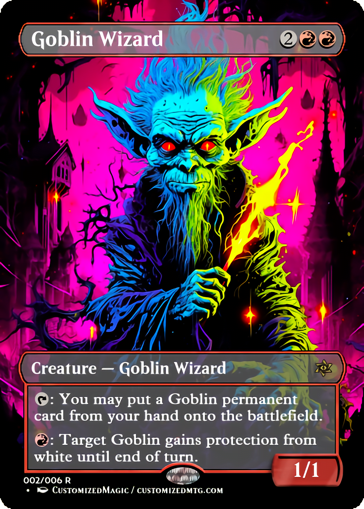 Goblin Wizard | Magic The Gathering Proxy Cards