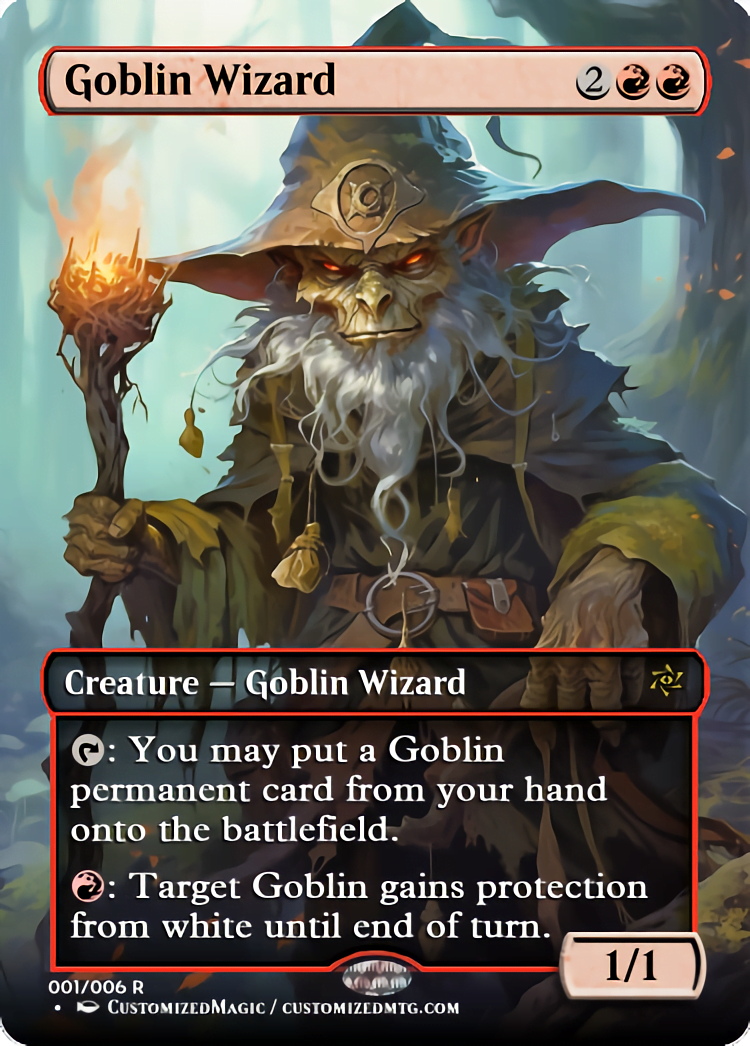 Goblin Wizard | Magic The Gathering Proxy Cards