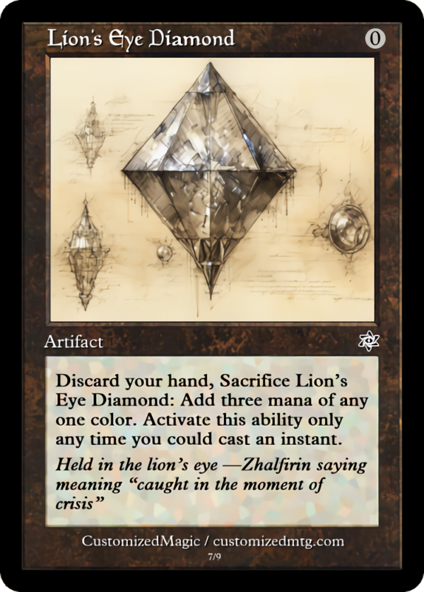 Lion's Eye Diamond | Lions Eye Diamond.22 1 | Magic the Gathering Proxy Cards