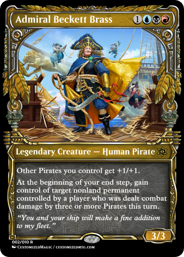 Admiral Beckett Brass | Admiral Beckett Brass.1 | Magic the Gathering Proxy Cards