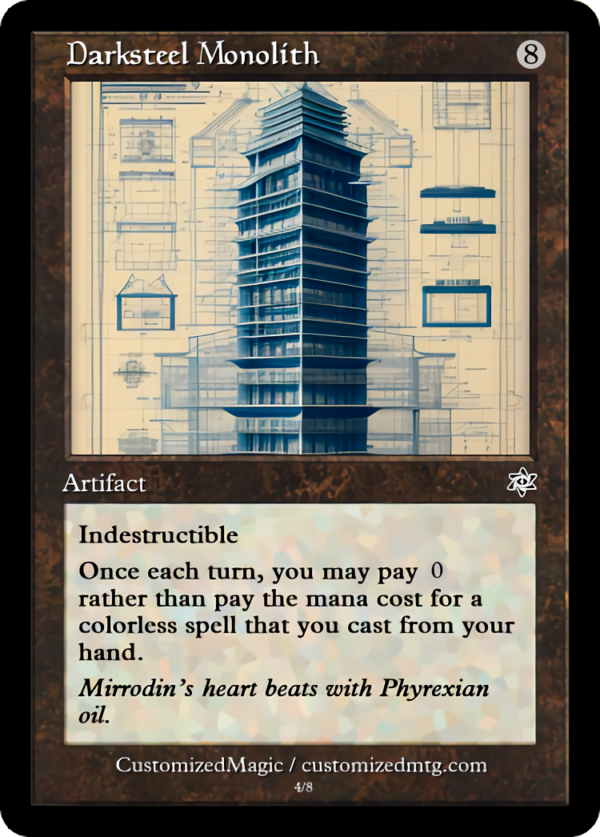 Darksteel Monolith | Darksteel Monolith.3 | Magic the Gathering Proxy Cards