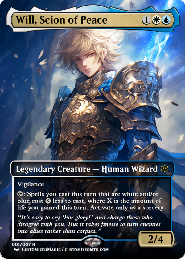 Will, Scion of Peace | Will Scion of Peace | Magic the Gathering Proxy Cards