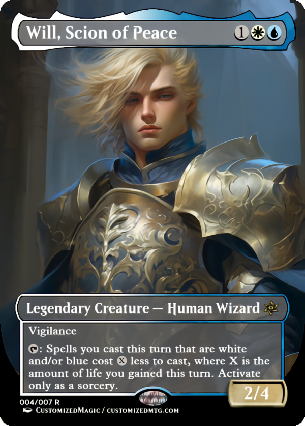 Will, Scion of Peace | Will Scion of Peace.3 | Magic the Gathering Proxy Cards