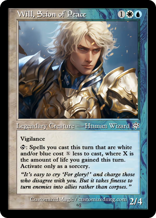 Will, Scion of Peace | Will Scion of Peace.5 | Magic the Gathering Proxy Cards