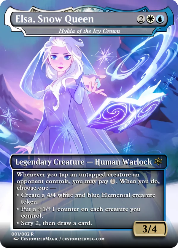 Hylda of the Icy Crown | Elsa Snow Queen 1 | Magic the Gathering Proxy Cards