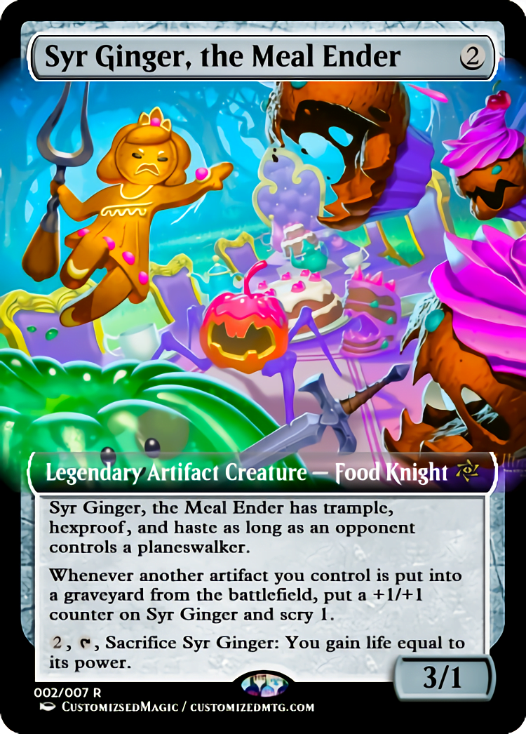 Syr Ginger, the Meal Ender