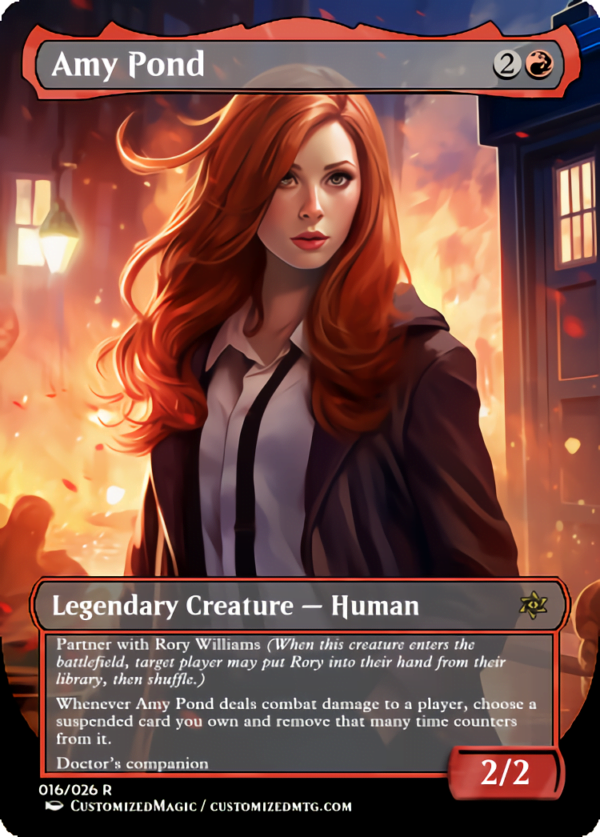 Doctor Who Companions - Part 1 of 2 | Amy Pond | Magic the Gathering Proxy Cards
