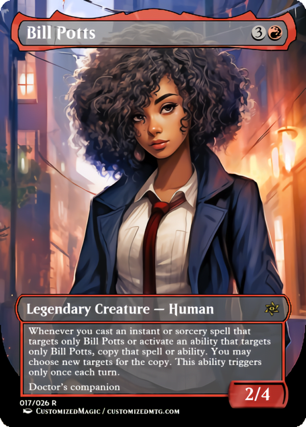 Doctor Who Companions - Part 1 of 2 | Bill Potts | Magic the Gathering Proxy Cards