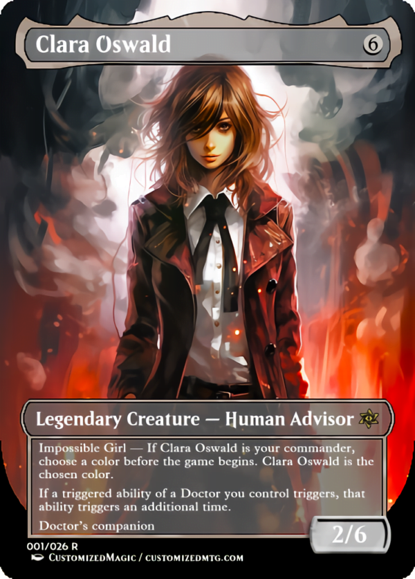 Doctor Who Companions - Part 1 of 2 | Clara Oswald | Magic the Gathering Proxy Cards