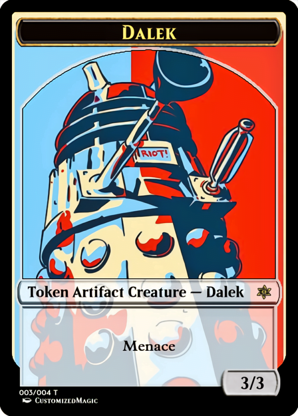 Dalek Token | Dalek.3 | Magic the Gathering Proxy Cards