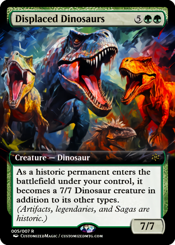 Displaced Dinosaurs | Displaced Dinosaurs.4 | Magic the Gathering Proxy Cards