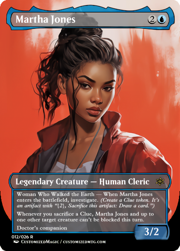 Doctor Who Companions - Part 2 of 2 | Martha Jones | Magic the Gathering Proxy Cards