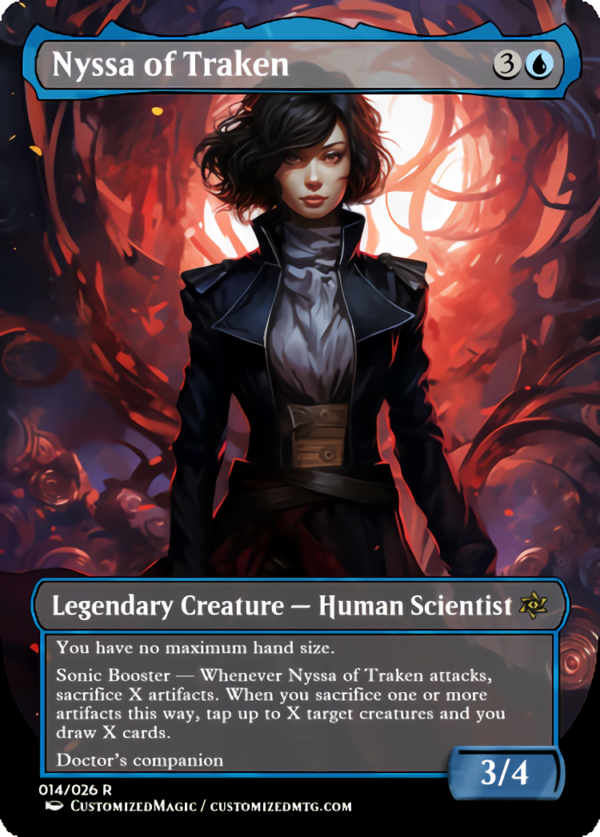 Doctor Who Companions - Part 2 of 2 | Nyssa of Traken | Magic the Gathering Proxy Cards