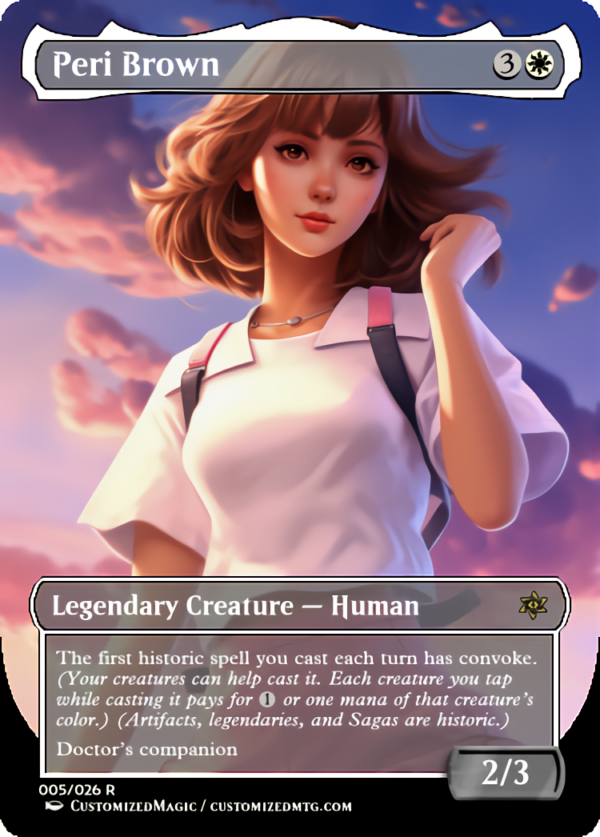Doctor Who Companions - Part 2 of 2 | Peri Brown | Magic the Gathering Proxy Cards