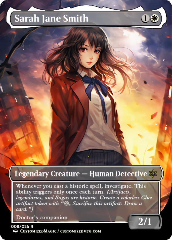 Doctor Who Companions - Part 2 of 2 | Sarah Jane Smith | Magic the Gathering Proxy Cards