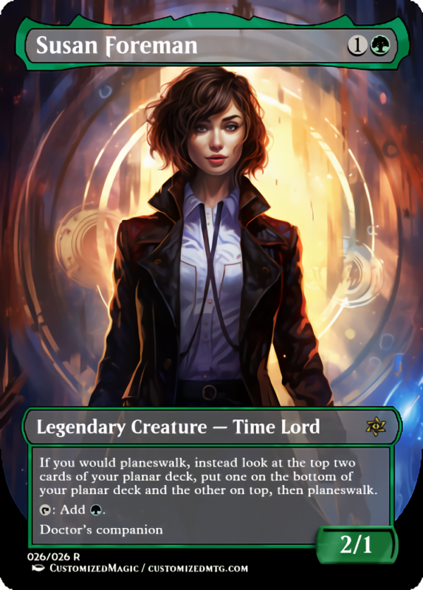 Doctor Who Companions - Part 2 of 2 | Susan Foreman | Magic the Gathering Proxy Cards