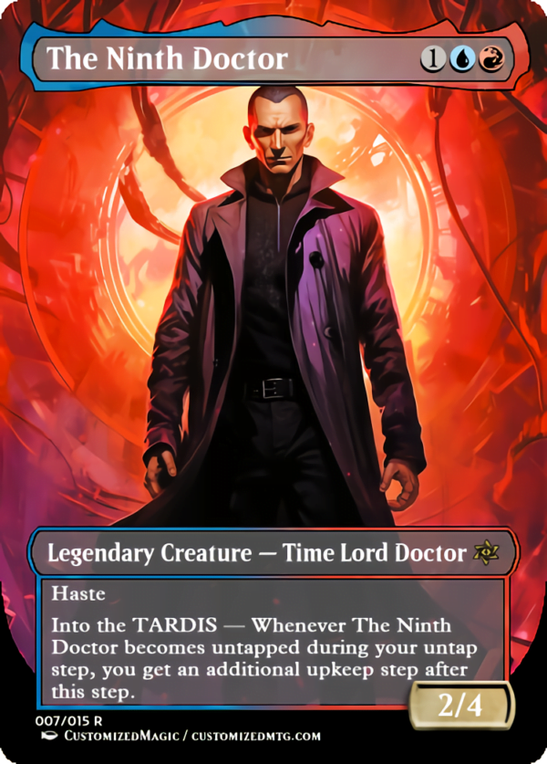 Doctor Who Doctors - Anime Style | The Ninth Doctor | Magic the Gathering Proxy Cards