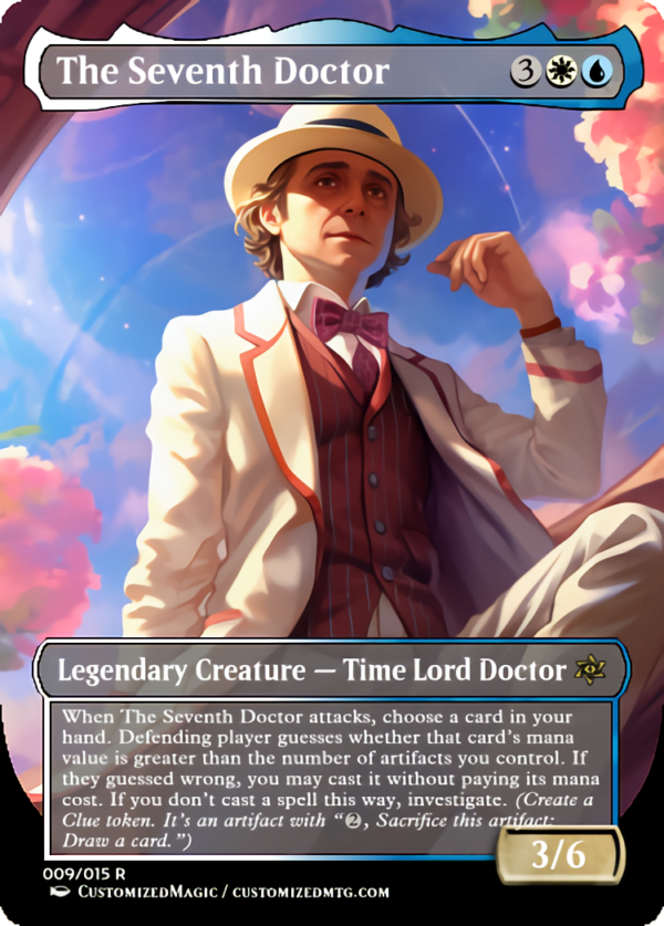 Doctor Who Doctors - Anime Style | The Seventh Doctor 11 | Magic the Gathering Proxy Cards