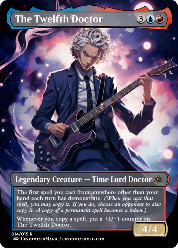 Doctor Who Doctors - Anime Style | The Twelfth Doctor 11 | Magic the Gathering Proxy Cards