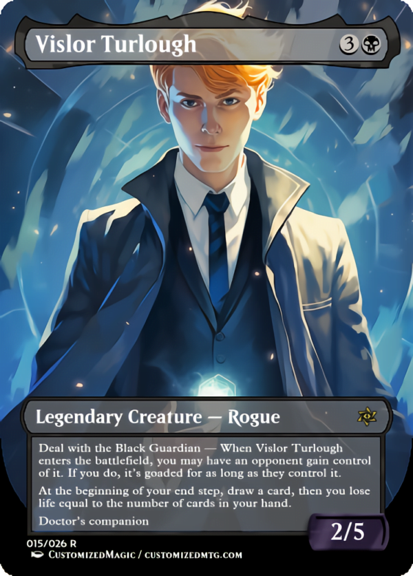 Doctor Who Companions - Part 2 of 2 | Vislor Turlough | Magic the Gathering Proxy Cards