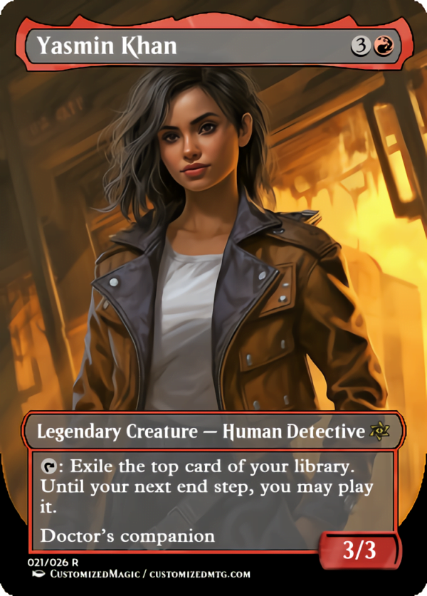 Doctor Who Companions - Part 2 of 2 | Yasmin Khan | Magic the Gathering Proxy Cards