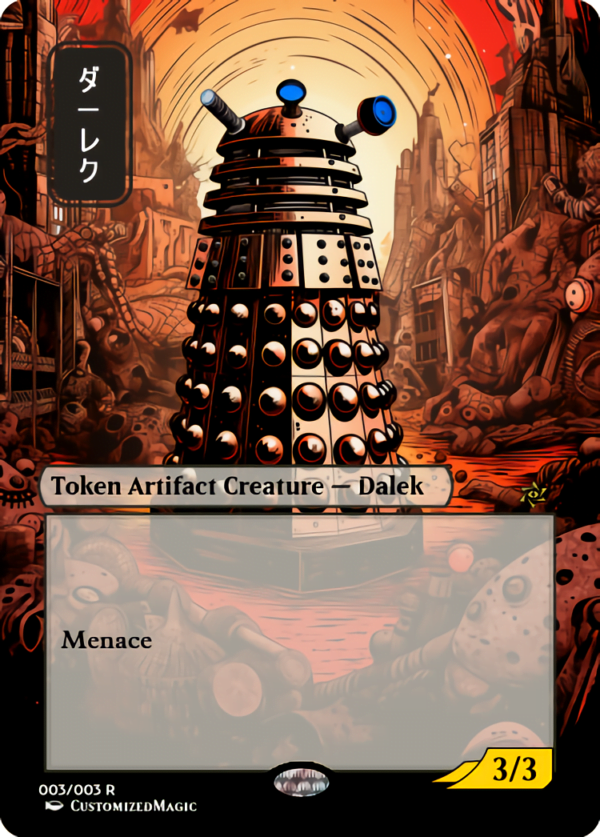 Dalek Token | Magic the Gathering Proxy Cards