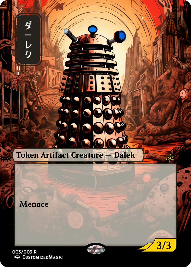 Dalek Token | Magic the Gathering / MTG Proxy Cards | Token