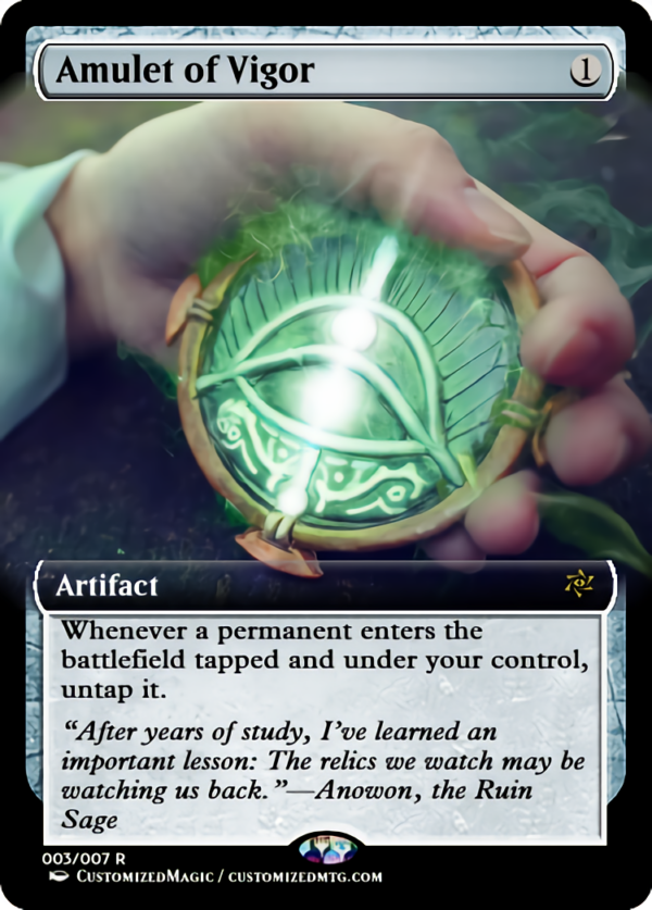 Amulet of Vigor | Amulet of Vigor.2 | Magic the Gathering Proxy Cards