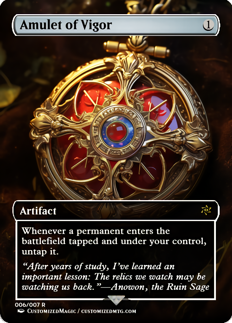Amulet of Vigor | Amulet of Vigor.5 | Magic the Gathering Proxy Cards