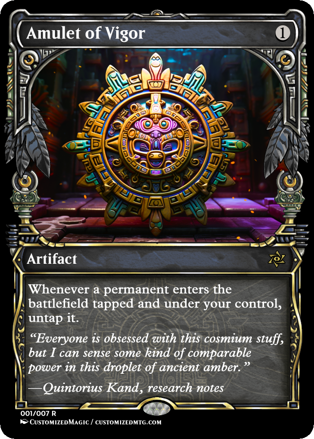 Amulet of Vigor | Amulet of Vigor | Magic the Gathering Proxy Cards