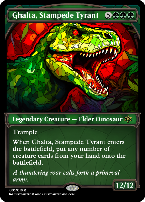 Ghalta, Stampede Tyrant | Ghalta Stampede Tyrant.2 | Magic the Gathering Proxy Cards