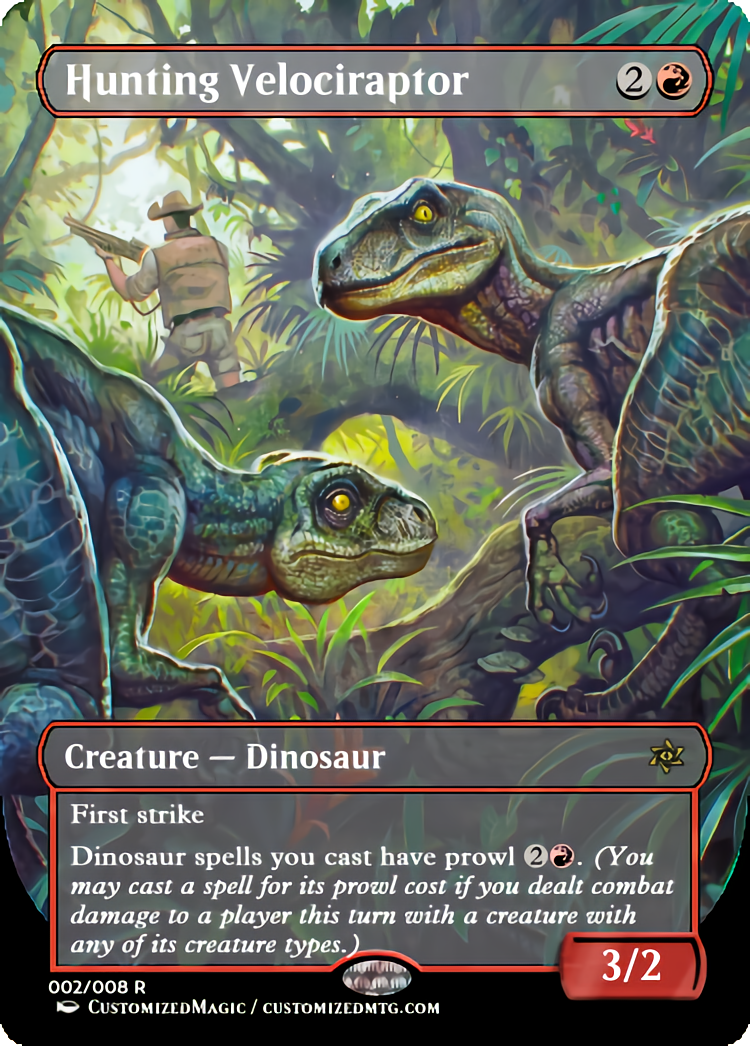 Hunting Velociraptor | Hunting Velociraptor.1 | Magic the Gathering Proxy Cards