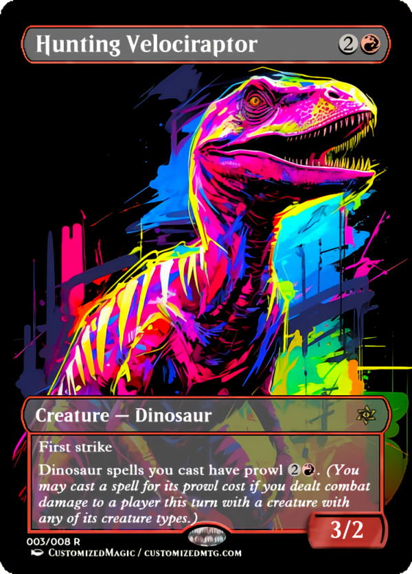 Hunting Velociraptor | Hunting Velociraptor.2 | Magic the Gathering Proxy Cards