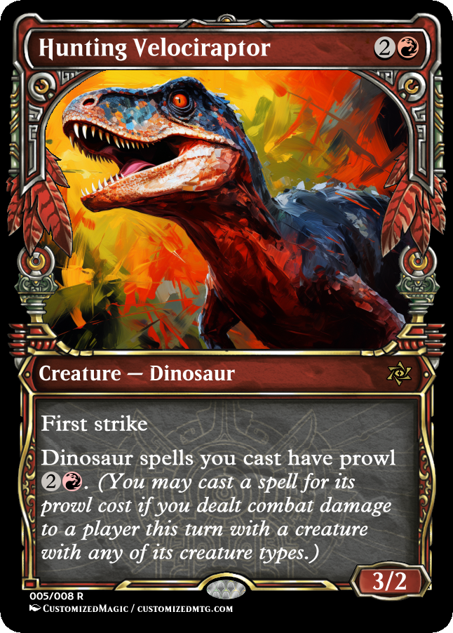Hunting Velociraptor | Hunting Velociraptor.4 | Magic the Gathering Proxy Cards