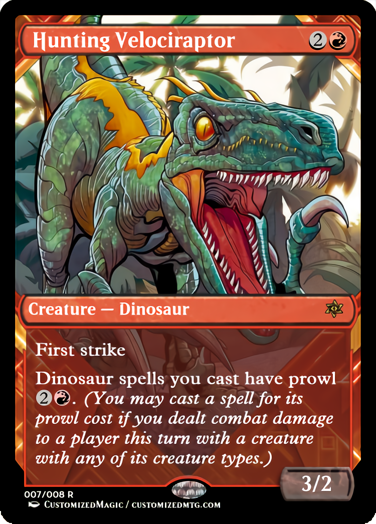 Hunting Velociraptor | Hunting Velociraptor.6 | Magic the Gathering Proxy Cards