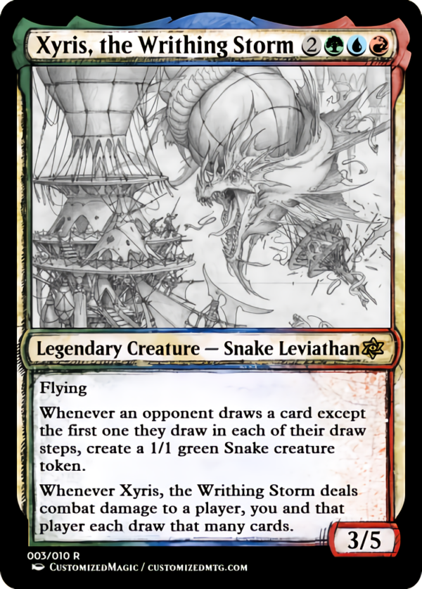 Xyris, the Writhing Storm | Xyris the Writhing Storm.2 | Magic the Gathering Proxy Cards