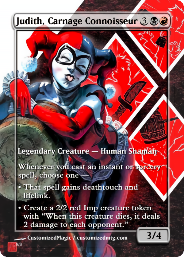 Judith, Carnage Connoisseur | Judith Carnage Connoisseur.7 | Magic the Gathering Proxy Cards