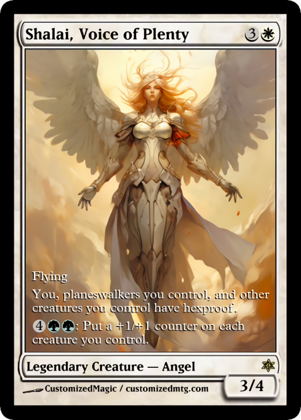 Shalai, Voice of Plenty | Shalai Voice of Plenty.7 | Magic the Gathering Proxy Cards