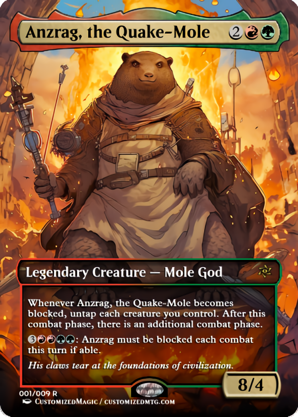 Anzrag, the Quake-Mole | Anzrag the Quake Mole | Magic the Gathering Proxy Cards