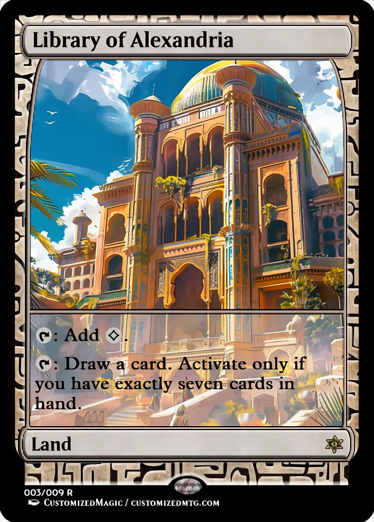 Library Of Alexandria | Magic The Gathering Proxy Cards