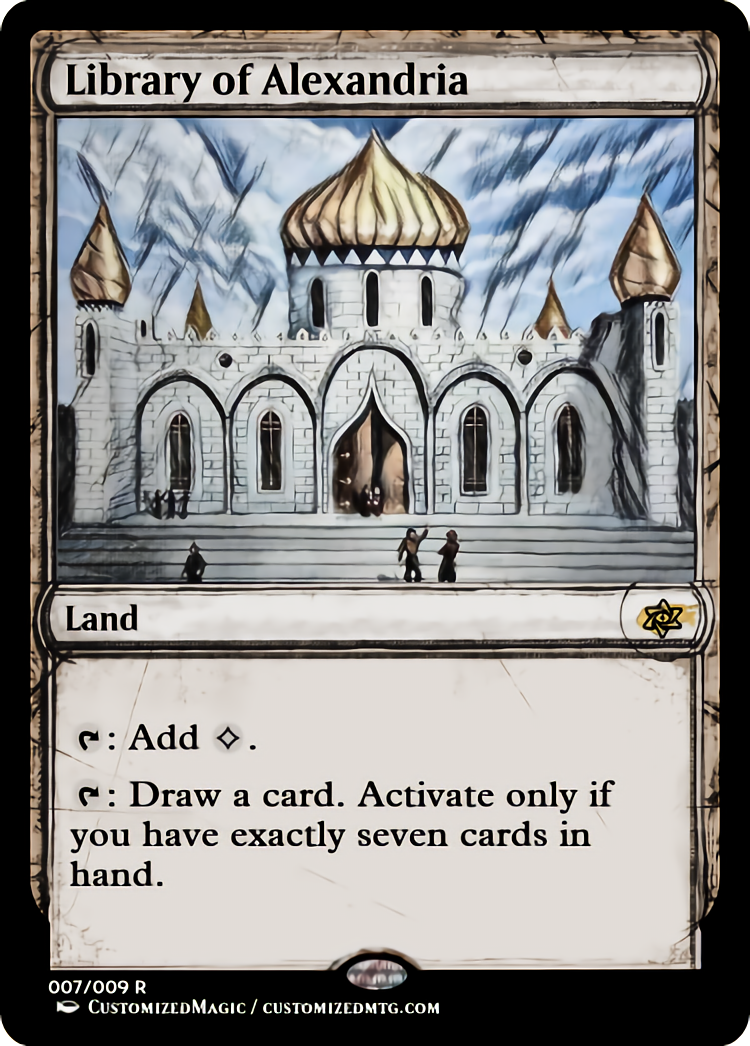 Library of Alexandria | Library of | Magic the Gathering Proxy Cards