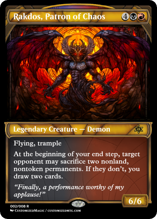 Rakdos, Patron of Chaos | Rakdos Patron of Chaos.11 | Magic the Gathering Proxy Cards