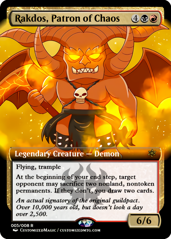 Rakdos, Patron of Chaos | Rakdos Patron of Chaos.12 | Magic the Gathering Proxy Cards