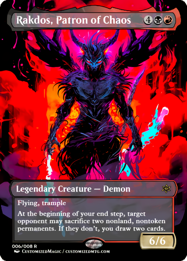 Rakdos, Patron of Chaos | Rakdos Patron of Chaos.15 | Magic the Gathering Proxy Cards