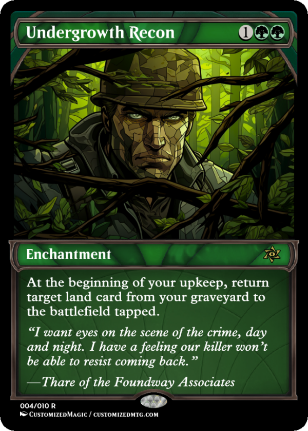 Undergrowth Recon | Undergrowth Recon.3 | Magic the Gathering Proxy Cards