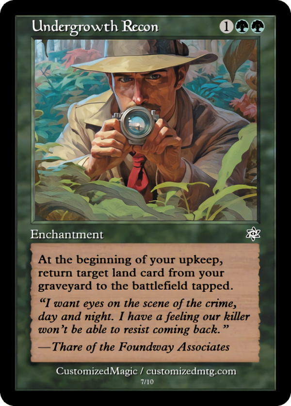 Undergrowth Recon | Undergrowth Recon.6 | Magic the Gathering Proxy Cards