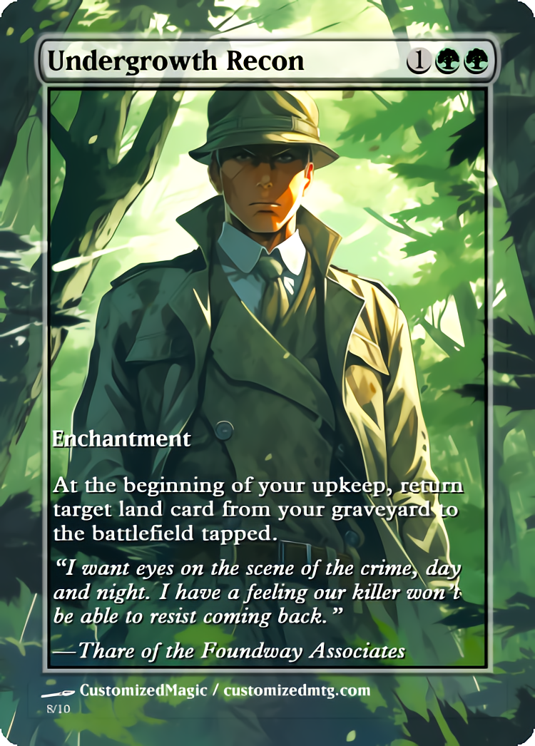 Undergrowth Recon | Undergrowth Recon.7 | Magic the Gathering Proxy Cards