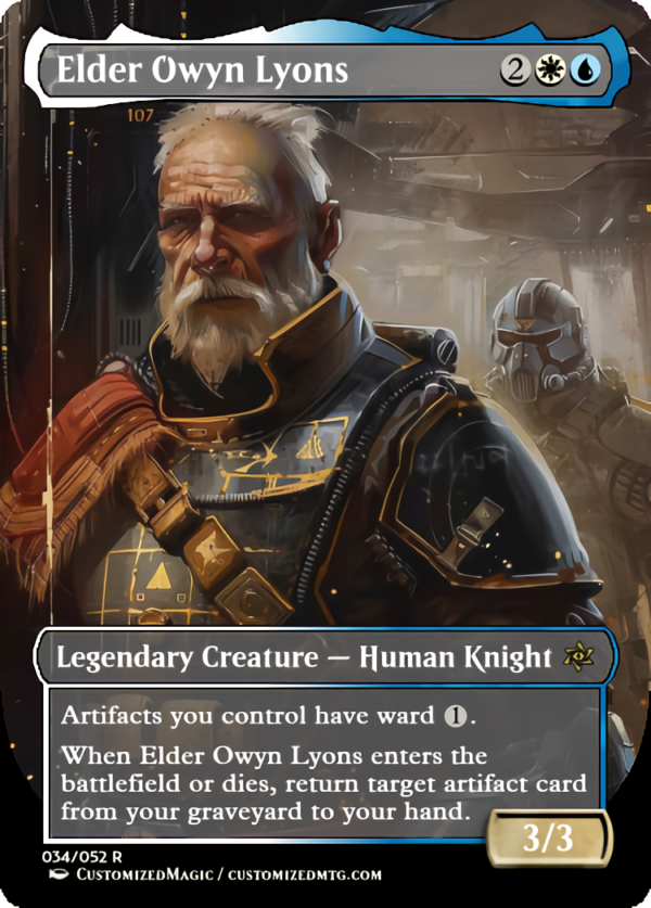Fallout Commanders 2 of 3 | Elder Owyn Lyons | Magic the Gathering Proxy Cards