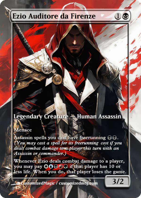 Ezio Auditore da Firenze | Ezio Auditore da Firenze.1 | Magic the Gathering Proxy Cards