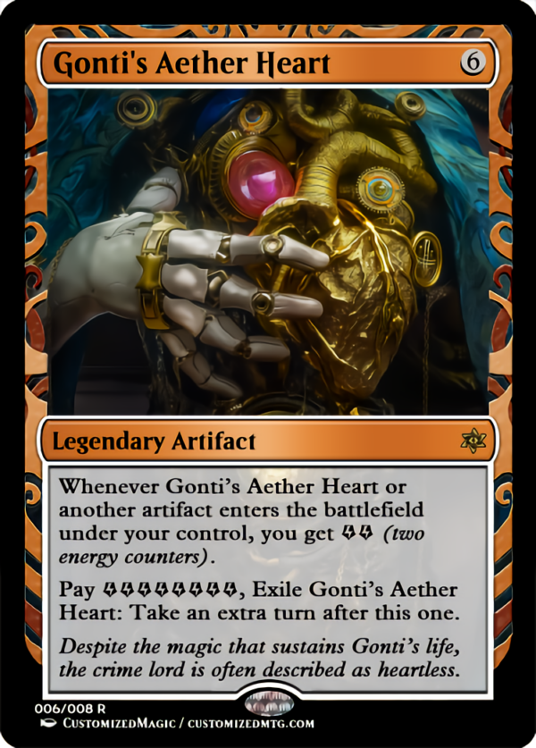 Gonti's Aether Heart | Gontis Aether Heart.5 | Magic the Gathering Proxy Cards